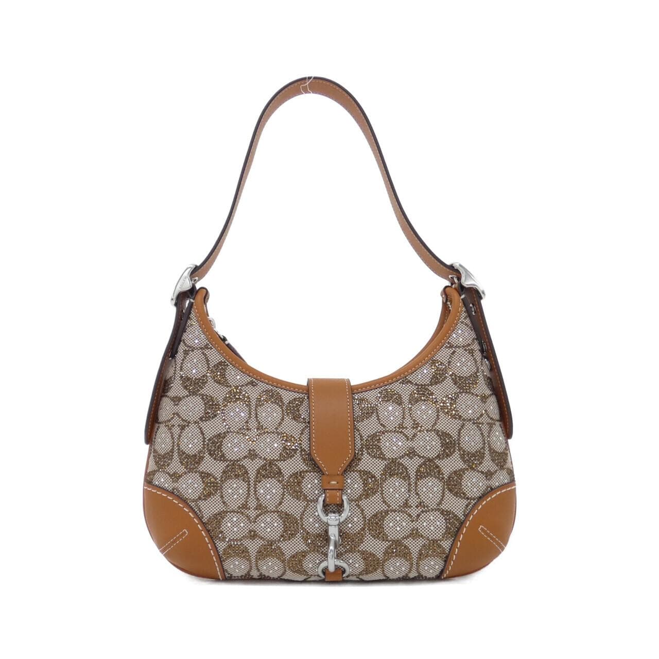 COACH CW654 肩背包 帆布