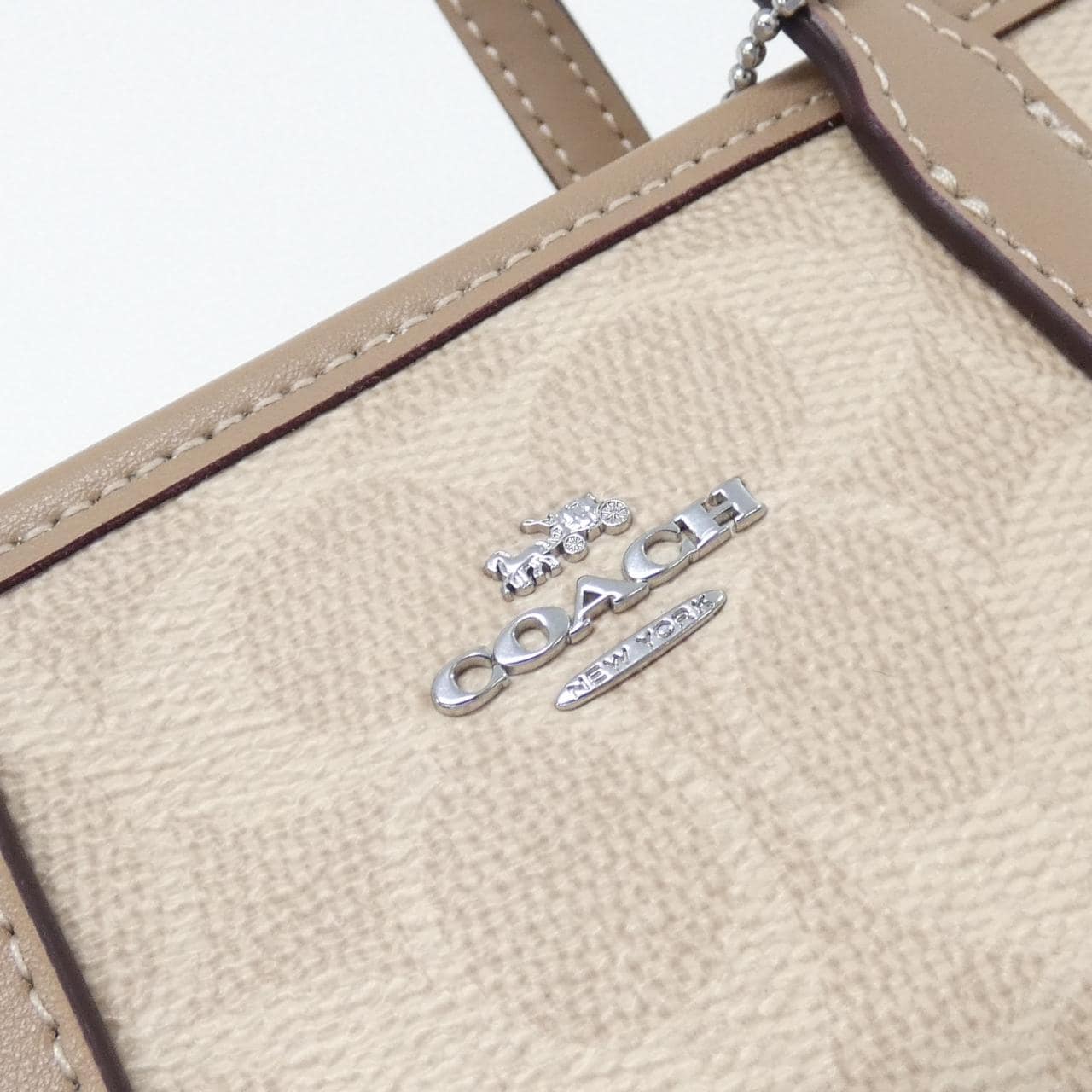 COACH CW032 Handbag Canvas 4
