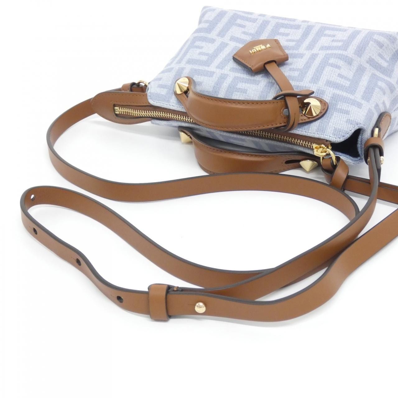 FENDI By The Way 8BS098 AY6Q Handbag Denim 4