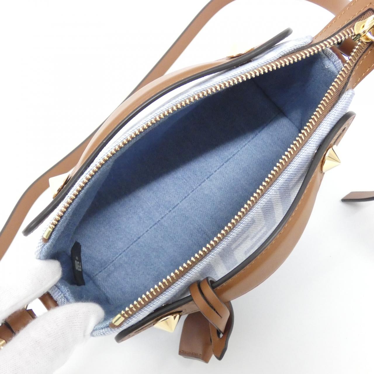 FENDI By The Way 8BS098 AY6Q Handbag Denim 5