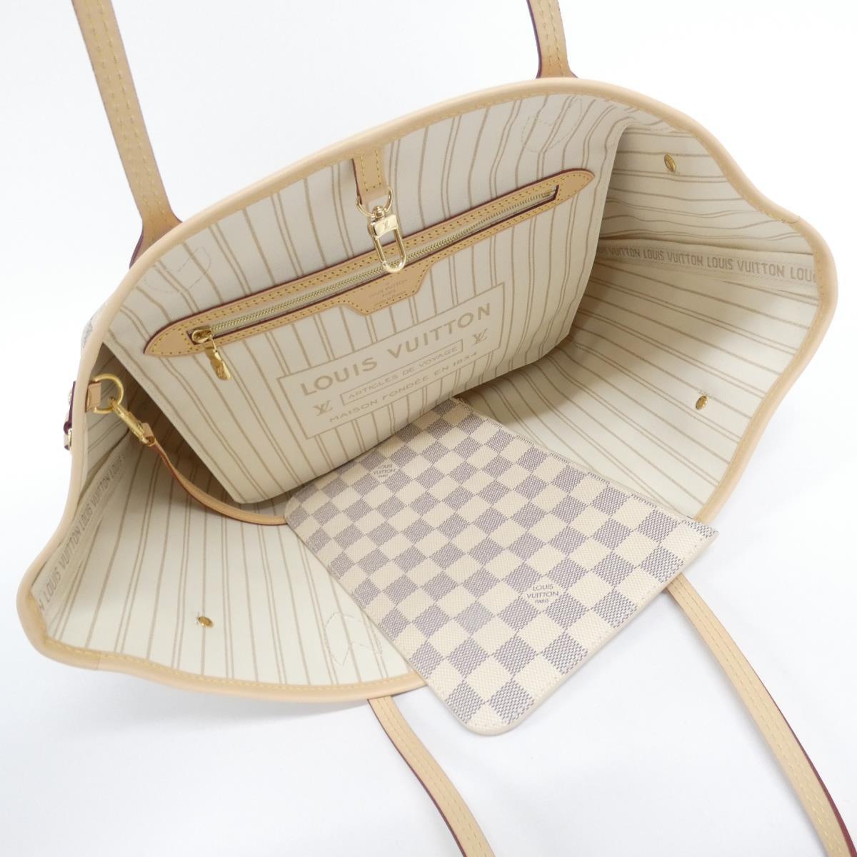 LOUIS VUITTON Neverfull N40604 Bag Damier Damier 未使用品 - 縮圖 4