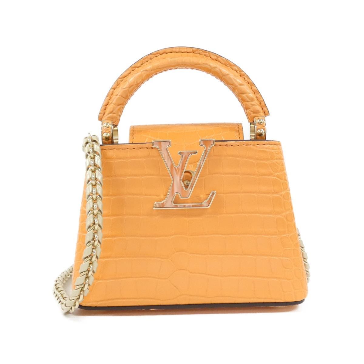 LOUIS VUITTON Capucines N82388 Bag Leather