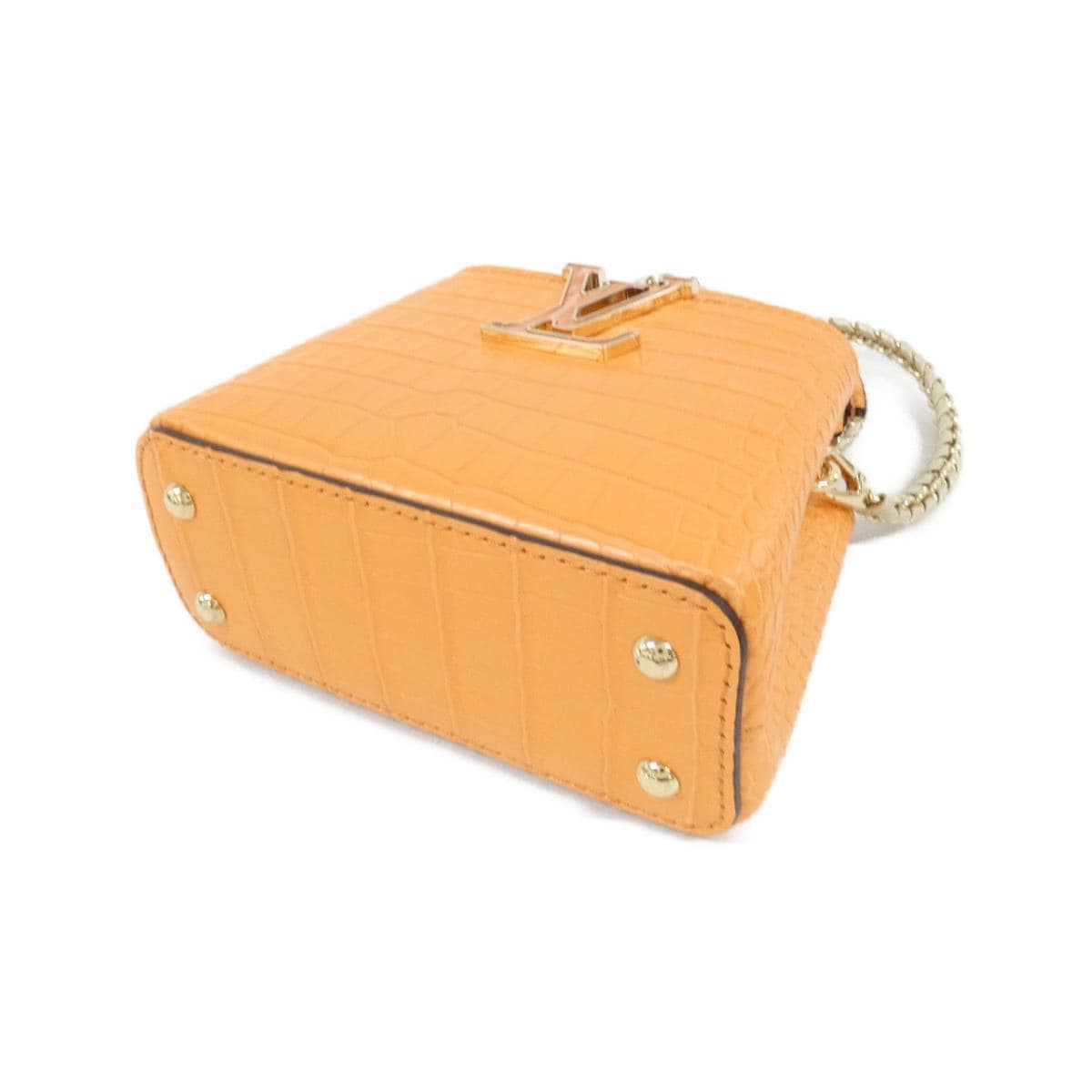 LOUIS VUITTON Capucines N82388 Bag Leather Leather - Thumbnail 3