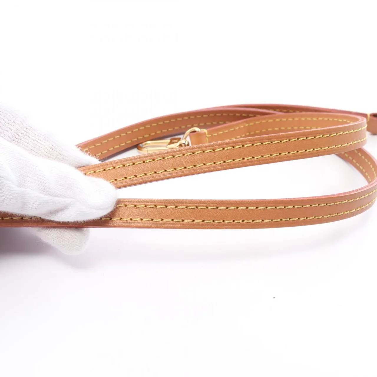 LOUIS VUITTON Petit Sac Plat M69442 兩用包 塗層帆布 棕色 / Marron 塗層帆布 中古品A - 縮圖 8