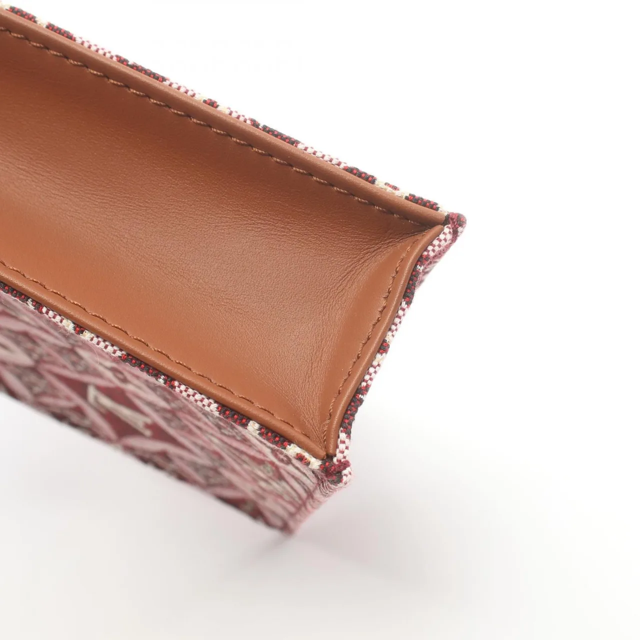 LOUIS VUITTON Petit Sac Plat M69846 兩用包 皮革 波爾多系列 / 棕色 / Bordeaux 皮革 中古品A - 縮圖 6