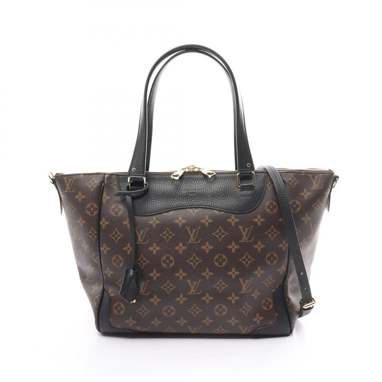 LOUIS VUITTON M51192 兩用包 塗層帆布 棕色 / 黑色 / Marron/Black