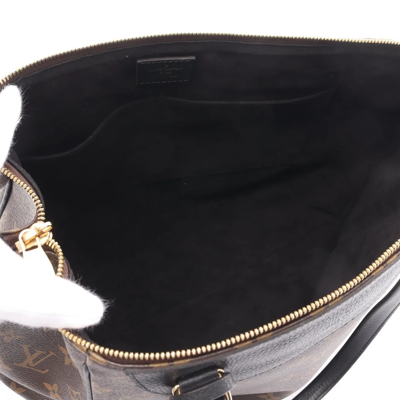 LOUIS VUITTON M51192 兩用包 塗層帆布 棕色 / 黑色 / Marron/Black 塗層帆布 中古品A - 縮圖 3