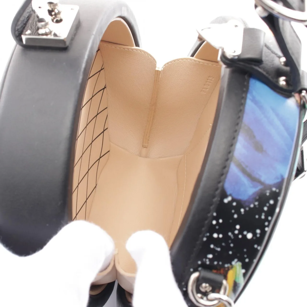 LOUIS VUITTON Petite Boite Chapeau M53798 兩用包 皮革 黑色 / 多種顏色 / Multicolor 皮革 中古品A - 縮圖 3