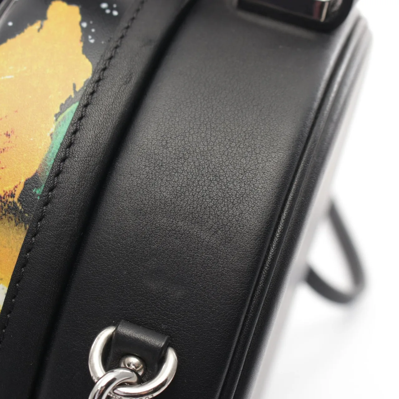 LOUIS VUITTON Petite Boite Chapeau M53798 兩用包 皮革 黑色 / 多種顏色 / Multicolor 皮革 中古品A - 縮圖 6