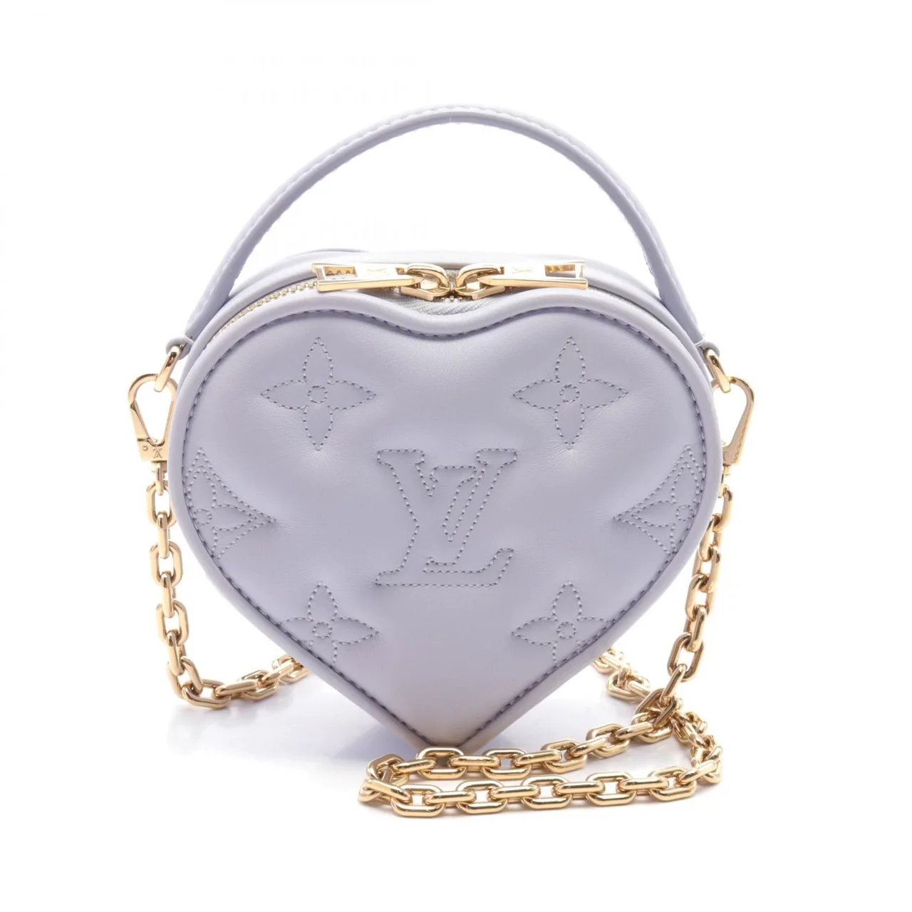 LOUIS VUITTON M82041 2-Way Bag Leather 紫色 / Lilac Purple