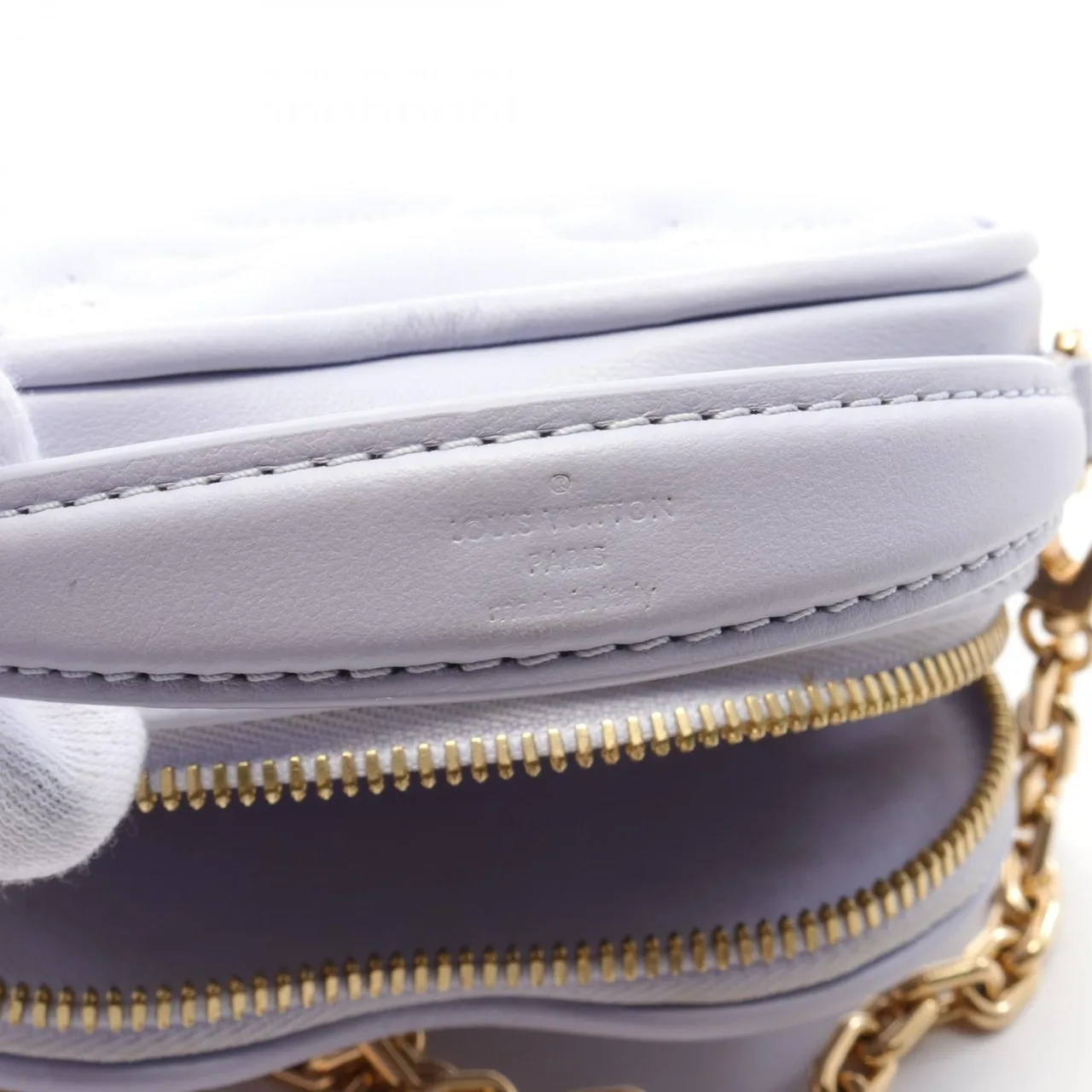 LOUIS VUITTON M82041 兩用包 皮革 紫色 / Lilac Purple 皮革 中古品B - 縮圖 4