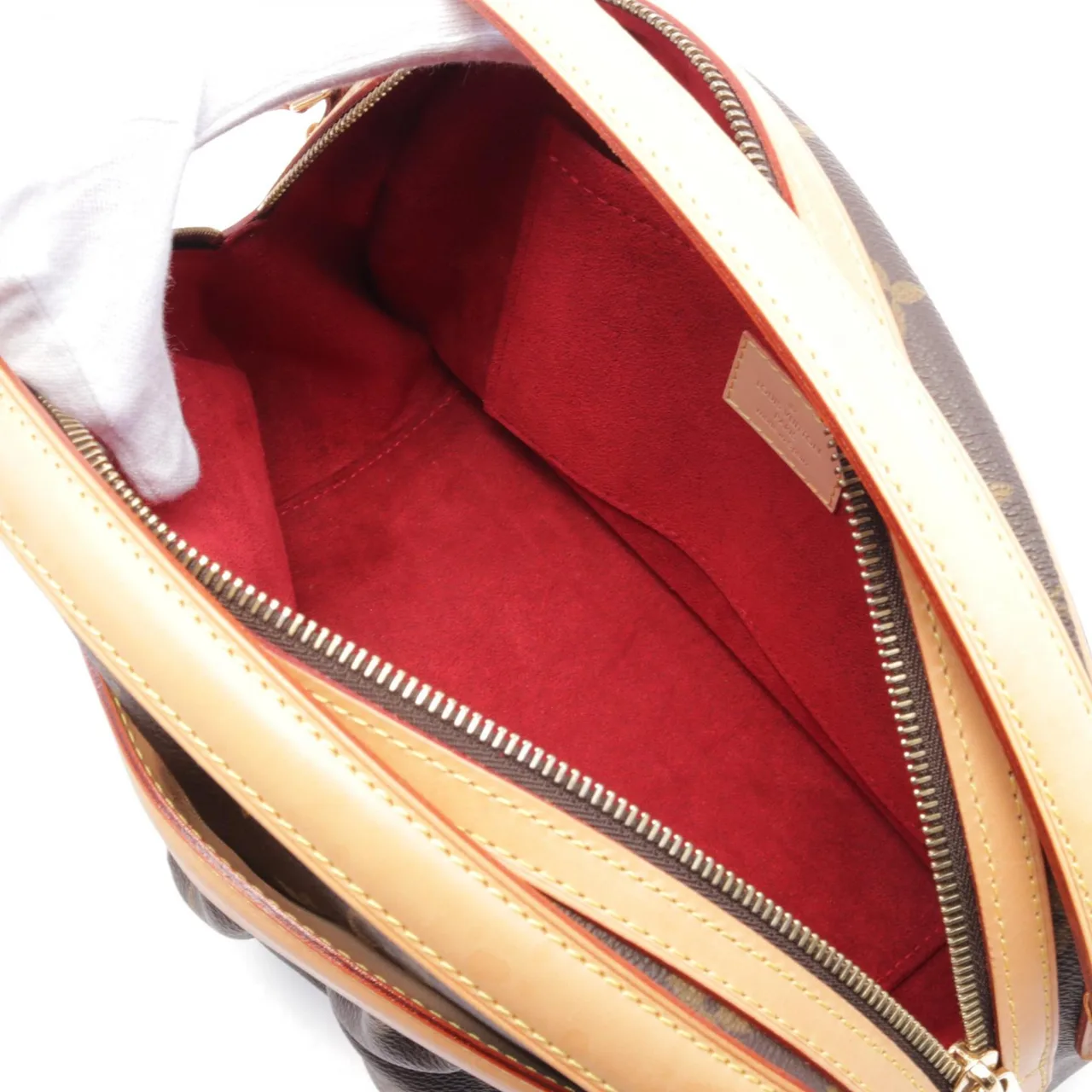 LOUIS VUITTON M40057 肩背包 塗層帆布 棕色 / Marron 塗層帆布 中古品A - 縮圖 3