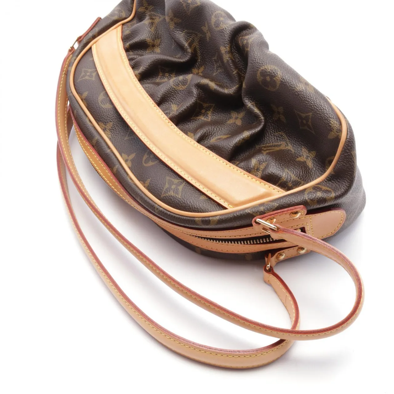 LOUIS VUITTON M40057 肩背包 塗層帆布 棕色 / Marron 塗層帆布 中古品A - 縮圖 5