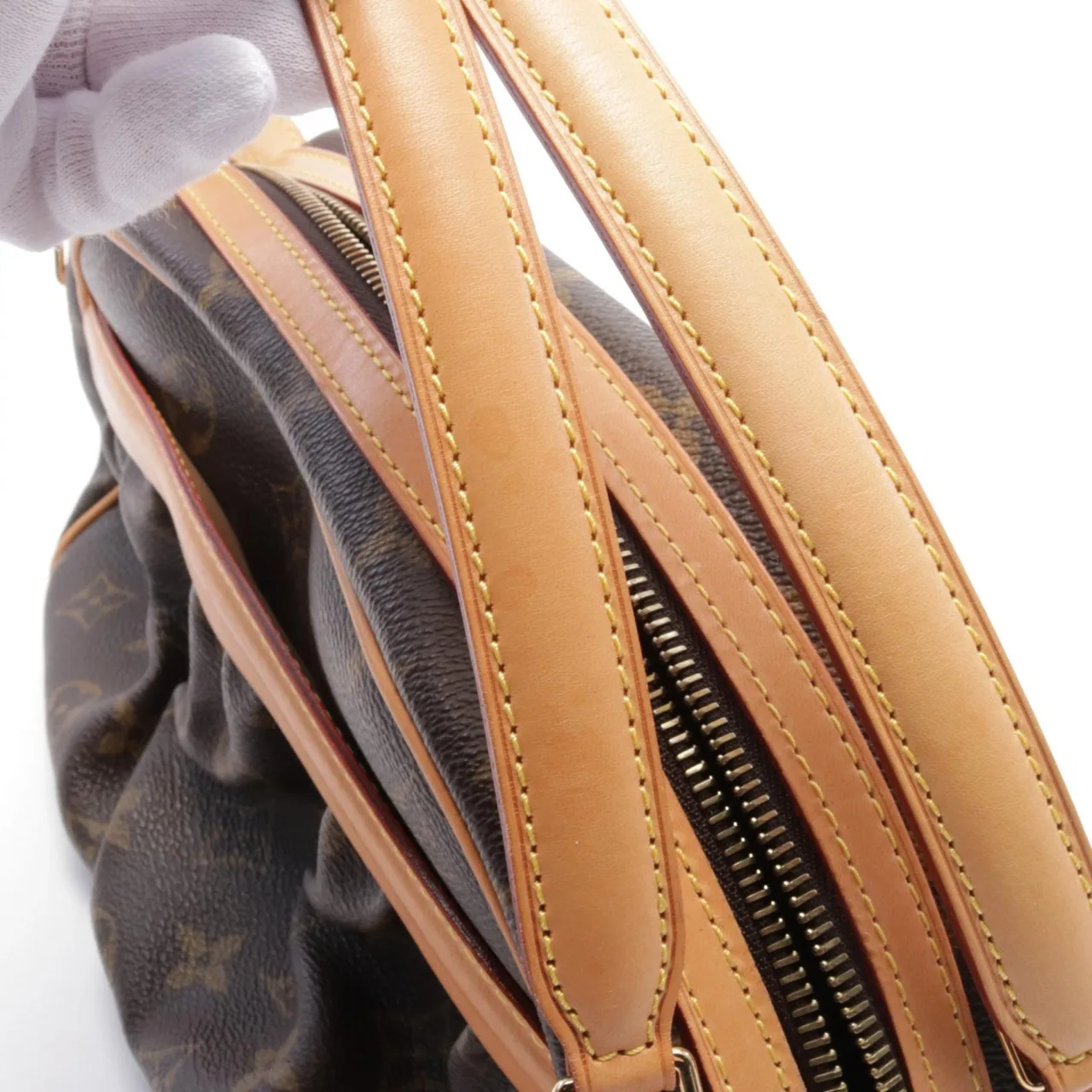 LOUIS VUITTON M40057 肩背包 塗層帆布 棕色 / Marron 塗層帆布 中古品A - 縮圖 8