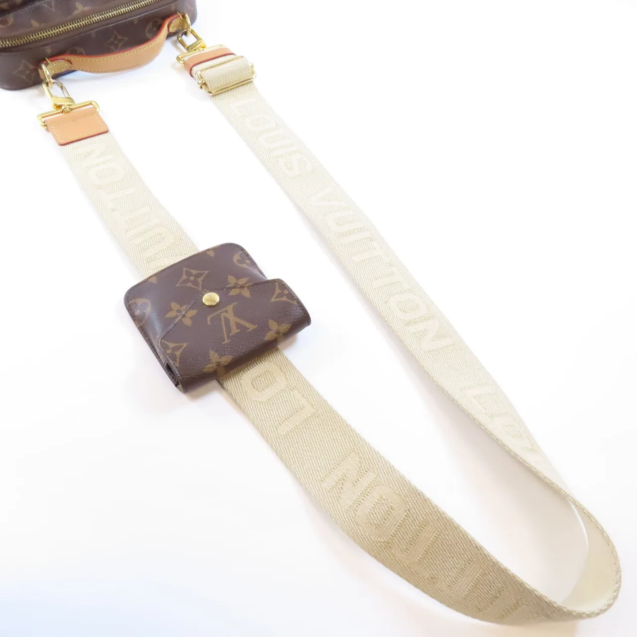 LOUIS VUITTON Utility M80446 兩用包 塗層帆布 棕色 / BROWN 塗層帆布 中古品B - 縮圖 7