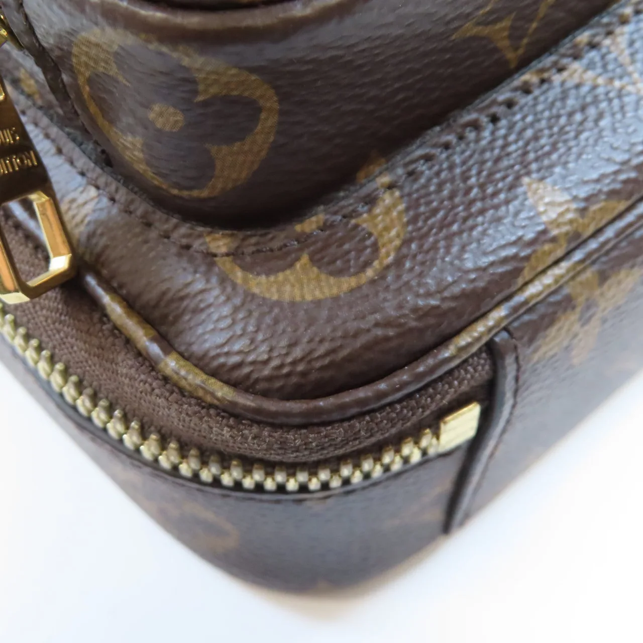 LOUIS VUITTON Utility M80446 兩用包 塗層帆布 棕色 / BROWN 塗層帆布 中古品B - 縮圖 9