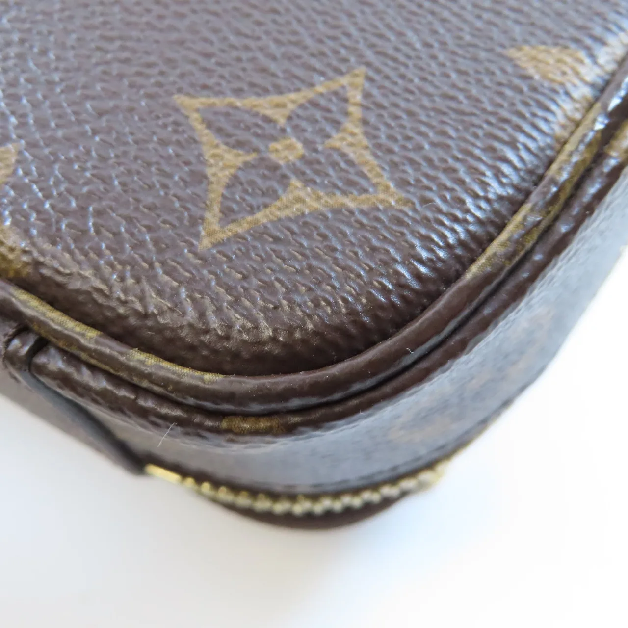 LOUIS VUITTON Utility M80446 兩用包 塗層帆布 棕色 / BROWN 塗層帆布 中古品B - 縮圖 10