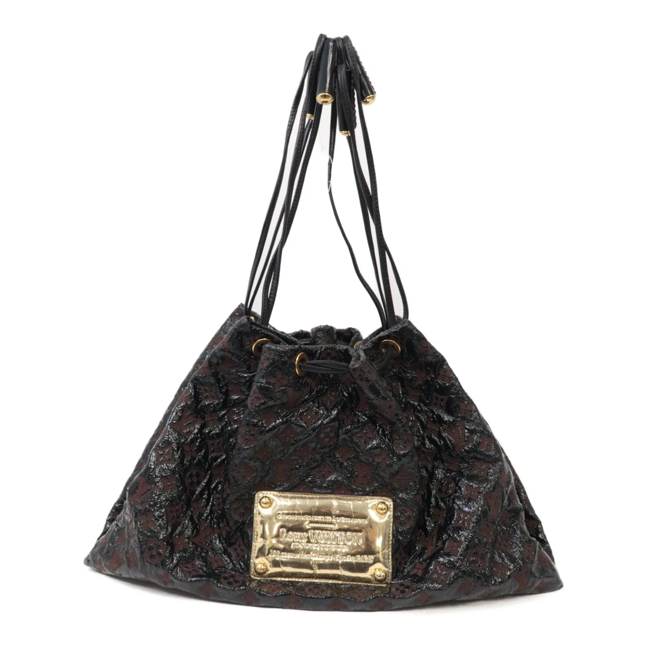 LOUIS VUITTON M95259 Shoulder Bag Plastics 棕色 / 黑色 / BLACK