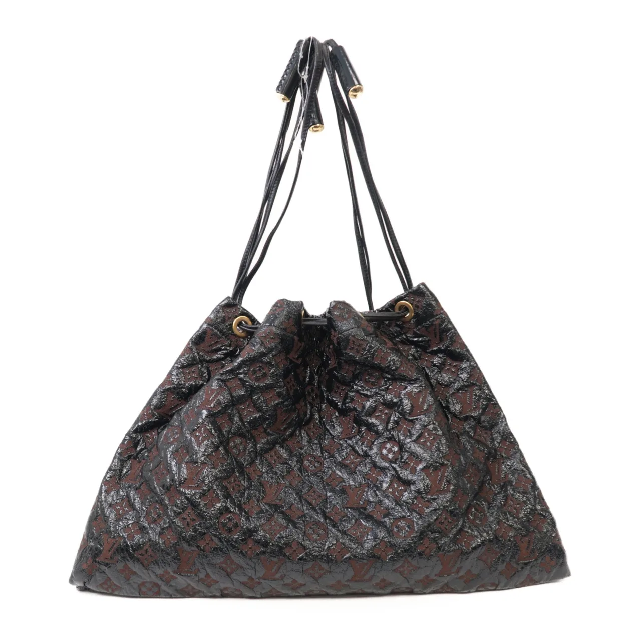 LOUIS VUITTON M95259 肩背包 Plastics 棕色 / 黑色 / BLACK Plastics 中古品B - 縮圖 2