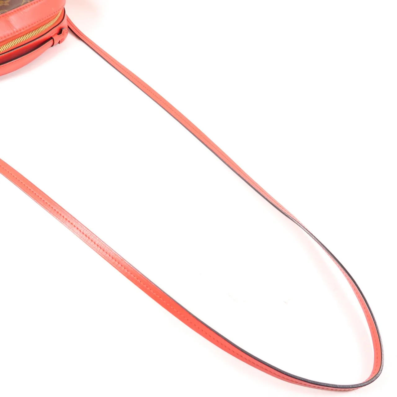 LOUIS VUITTON Saintonge M43556 兩用包 塗層帆布 棕色 / 紅色 / RD/BR 塗層帆布 中古品B - 縮圖 8