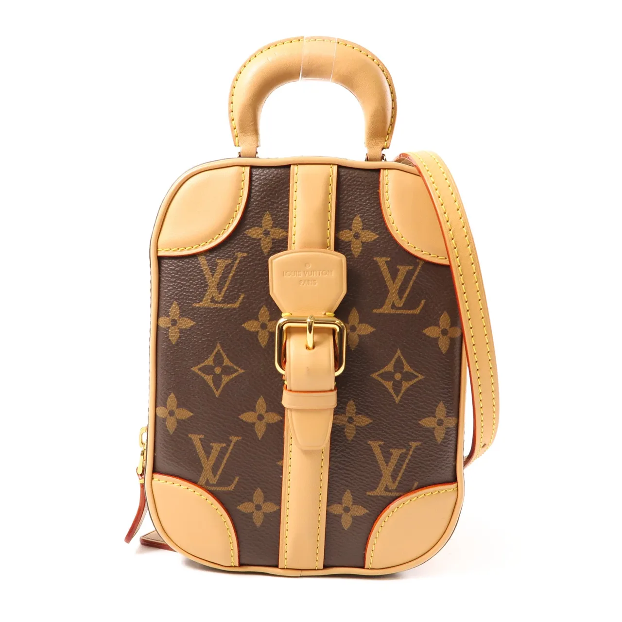 LOUIS VUITTON M68623 2-Way Bag Coated Canvas 棕色 / Brown
