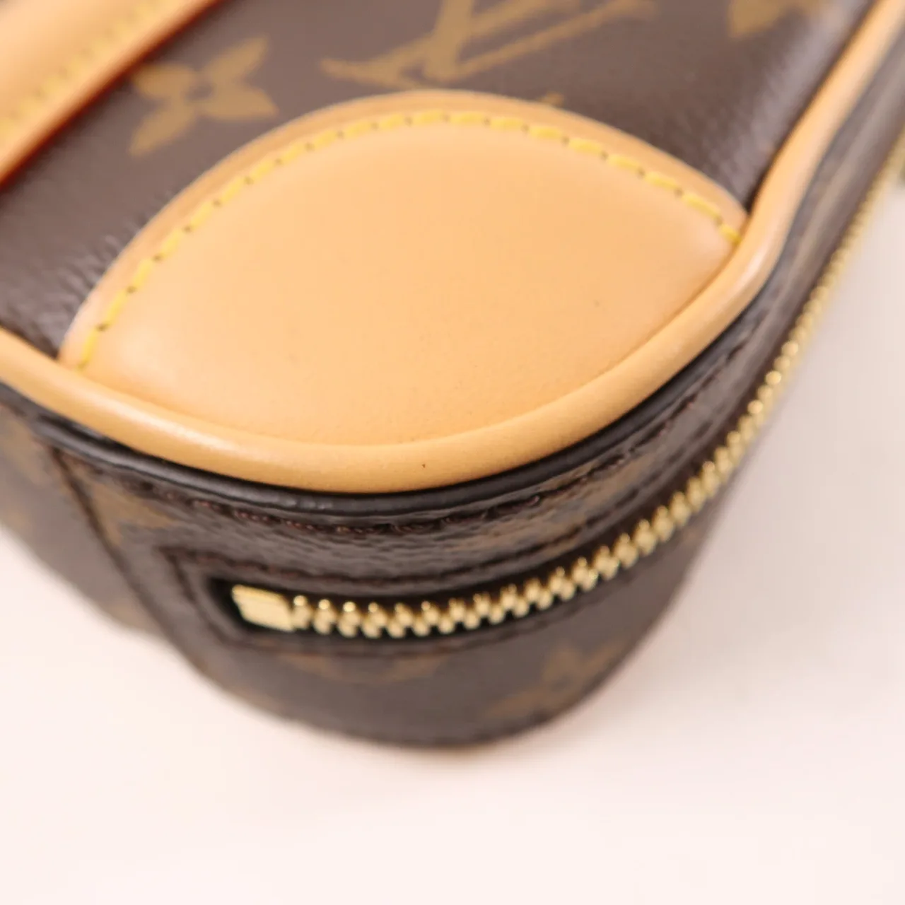 LOUIS VUITTON M68623 兩用包 塗層帆布 棕色 / Brown 塗層帆布 中古品A - 縮圖 9