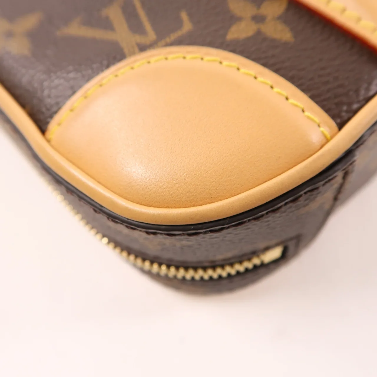 LOUIS VUITTON M68623 兩用包 塗層帆布 棕色 / Brown 塗層帆布 中古品A - 縮圖 12