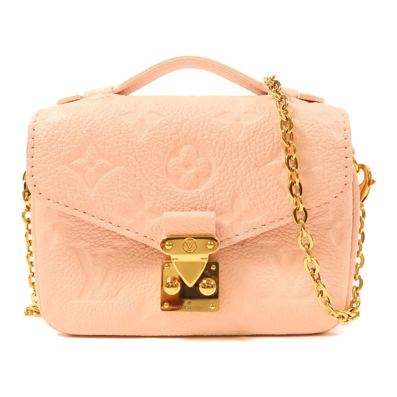 LOUIS VUITTON M81389 Shoulder Bag Calfskin 粉色 / Pink