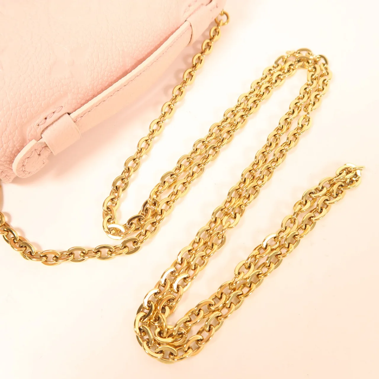 LOUIS VUITTON M81389 肩背包 牛皮 粉色 / Pink 牛皮 中古品A - 縮圖 7