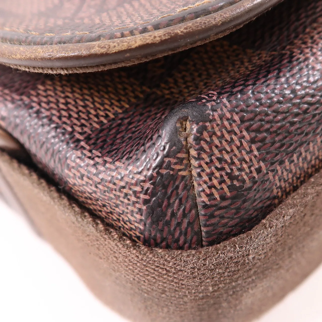 LOUIS VUITTON Brooklyn N51210 肩背包 塗層帆布 棕色 / Ebene 塗層帆布 中古品C - 縮圖 7