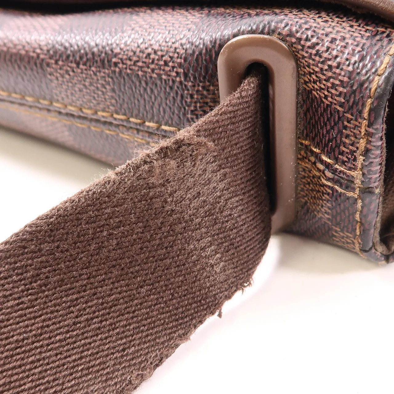 LOUIS VUITTON Brooklyn N51210 肩背包 塗層帆布 棕色 / Ebene 塗層帆布 中古品C - 縮圖 15