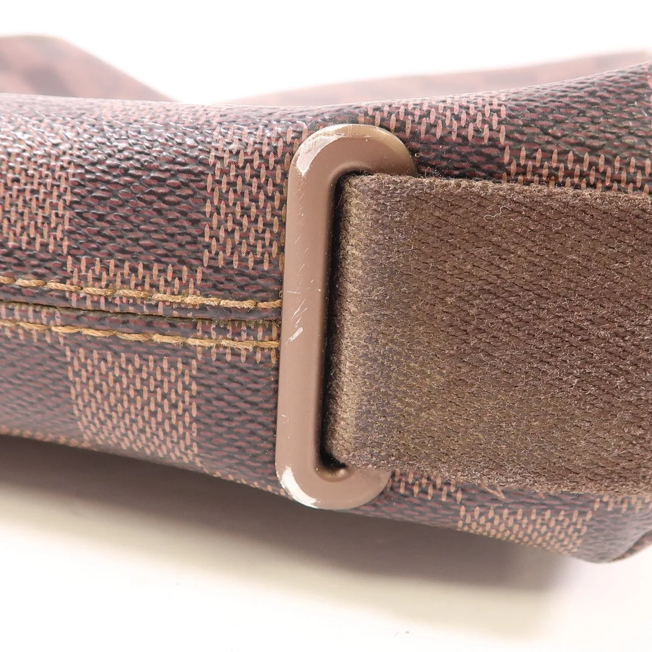 LOUIS VUITTON Brooklyn N51210 肩背包 塗層帆布 棕色 / Ebene 塗層帆布 中古品C - 縮圖 17