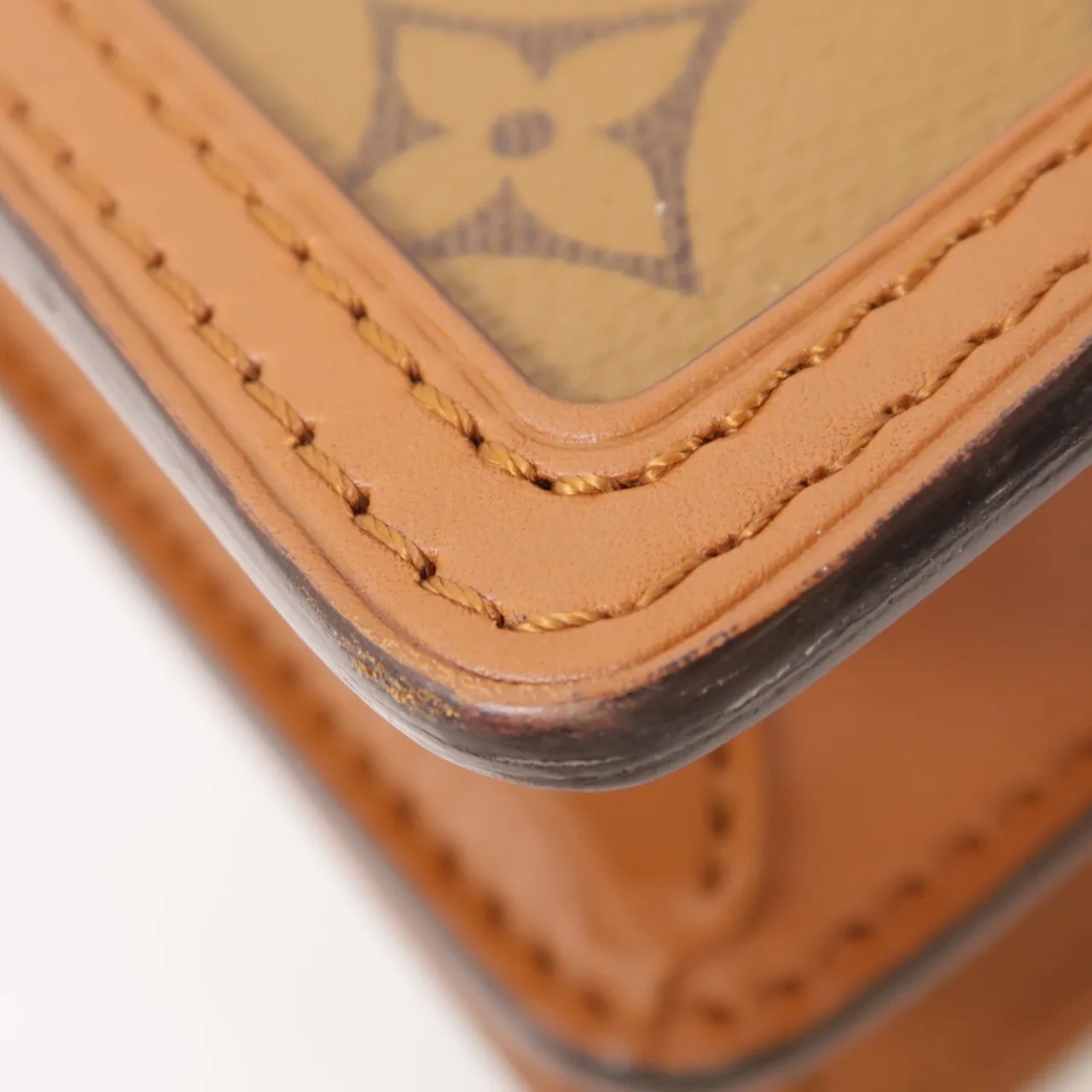 LOUIS VUITTON Mini Dauphine M45959 肩背包 塗層帆布 棕色 / Brown 塗層帆布 中古品A - 縮圖 9