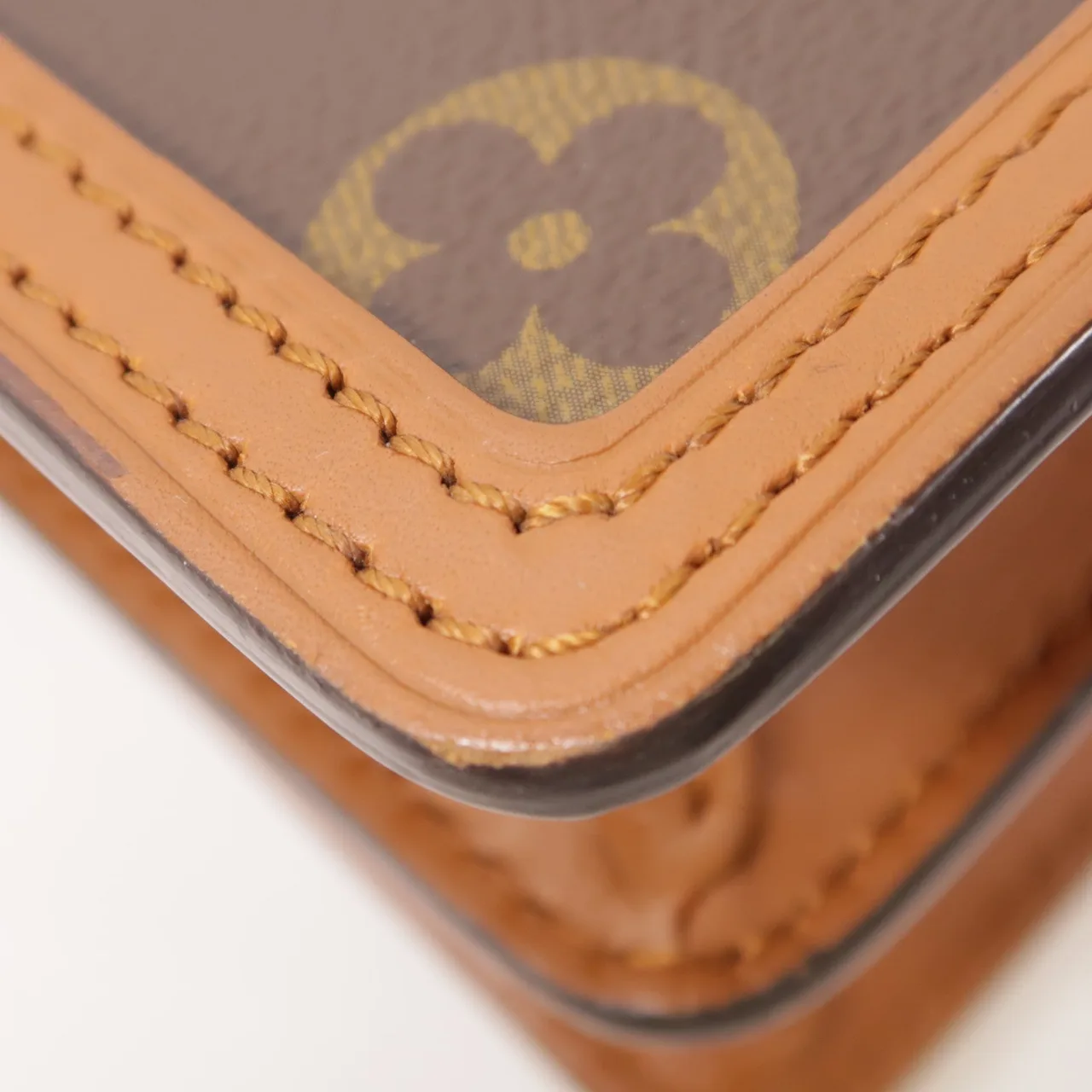 LOUIS VUITTON Mini Dauphine M45959 肩背包 塗層帆布 棕色 / Brown 塗層帆布 中古品A - 縮圖 11