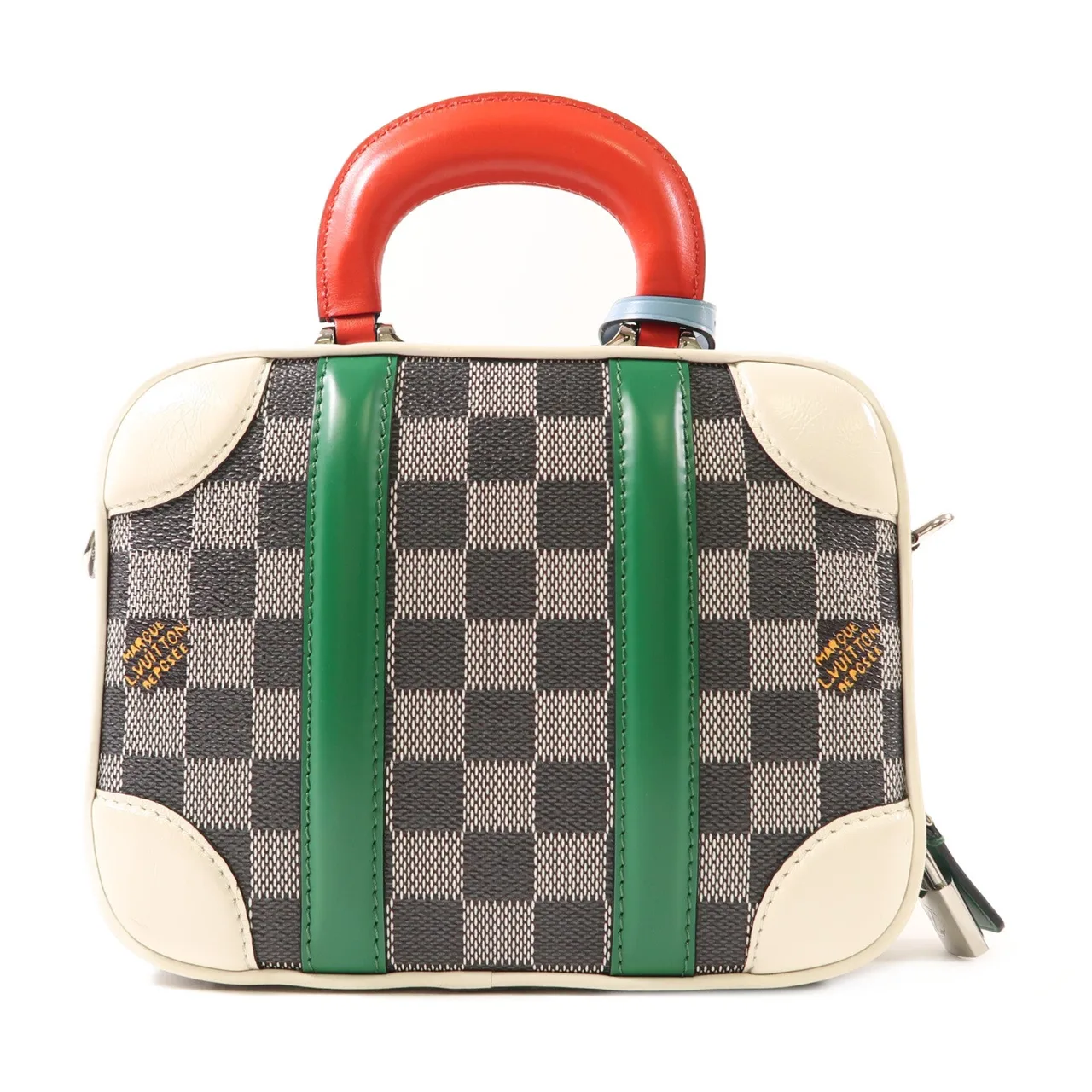 LOUIS VUITTON N40233 兩用包 塗層帆布 黑色 / 白色 / Multicolor 塗層帆布 中古品B - 縮圖 2
