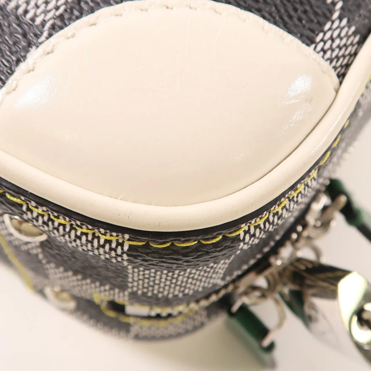 LOUIS VUITTON N40233 兩用包 塗層帆布 黑色 / 白色 / Multicolor 塗層帆布 中古品B - 縮圖 12