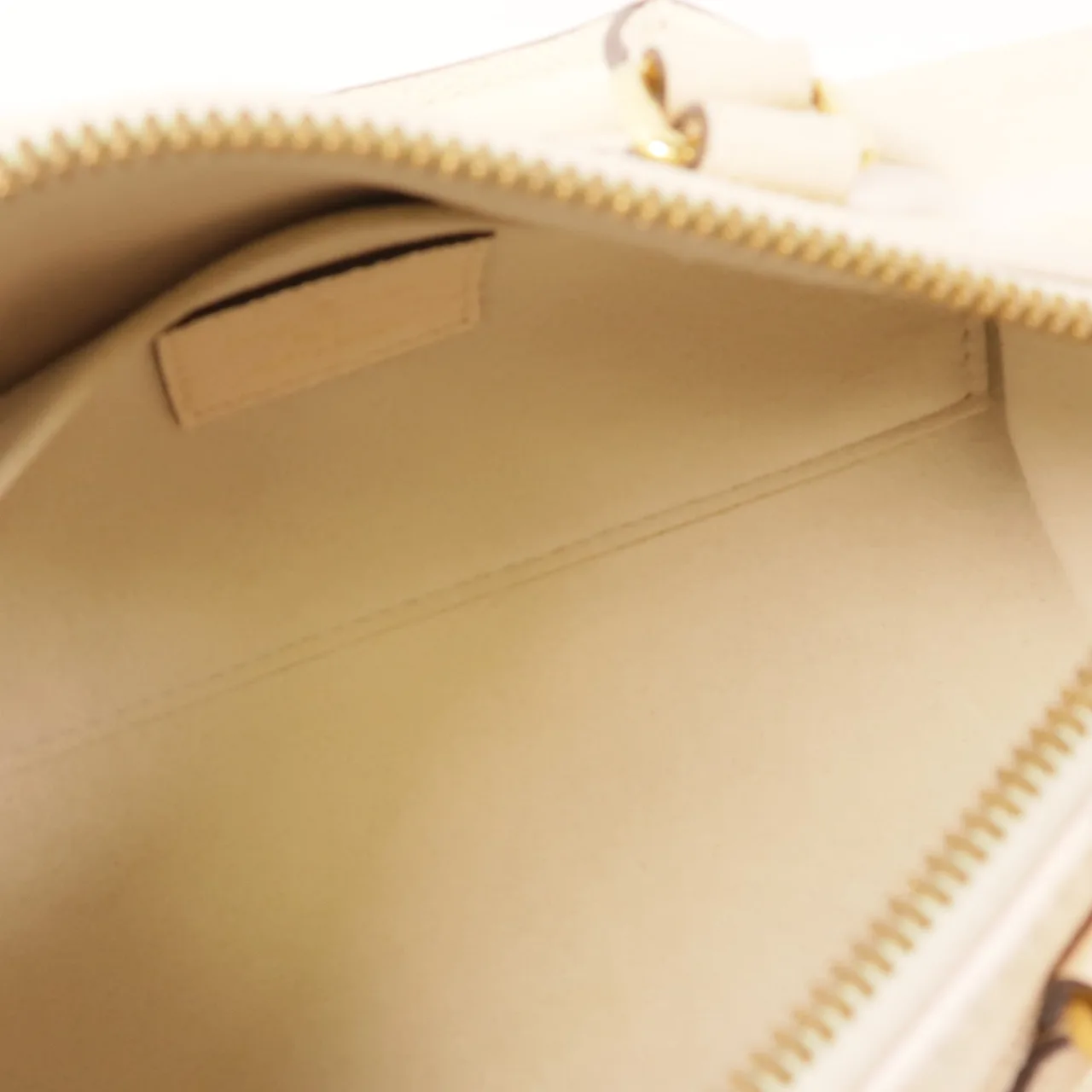 LOUIS VUITTON Papillon M45708 兩用包 牛皮 米色 / Cream 牛皮 中古品A - 縮圖 10