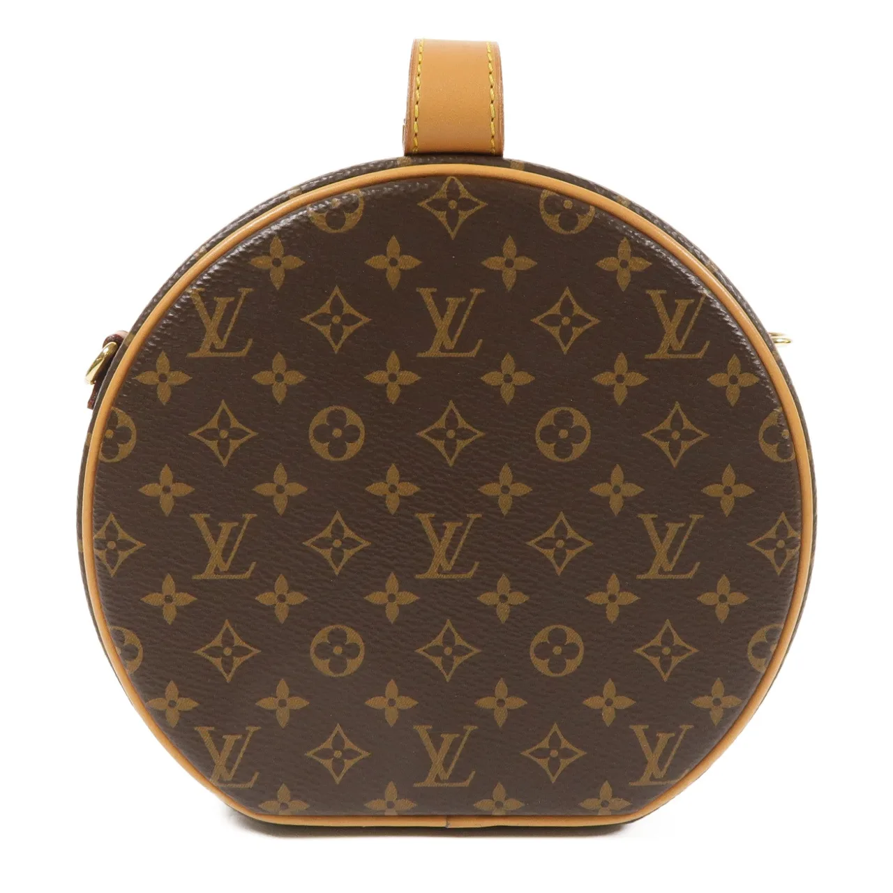 LOUIS VUITTON Petite Boite Chapeau M43514 兩用包 塗層帆布 棕色 / Brown 塗層帆布 中古品B - 縮圖 2