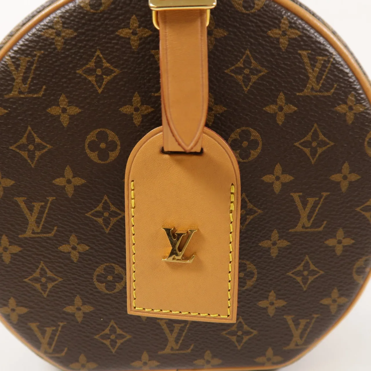 LOUIS VUITTON Petite Boite Chapeau M43514 兩用包 塗層帆布 棕色 / Brown 塗層帆布 中古品B - 縮圖 6