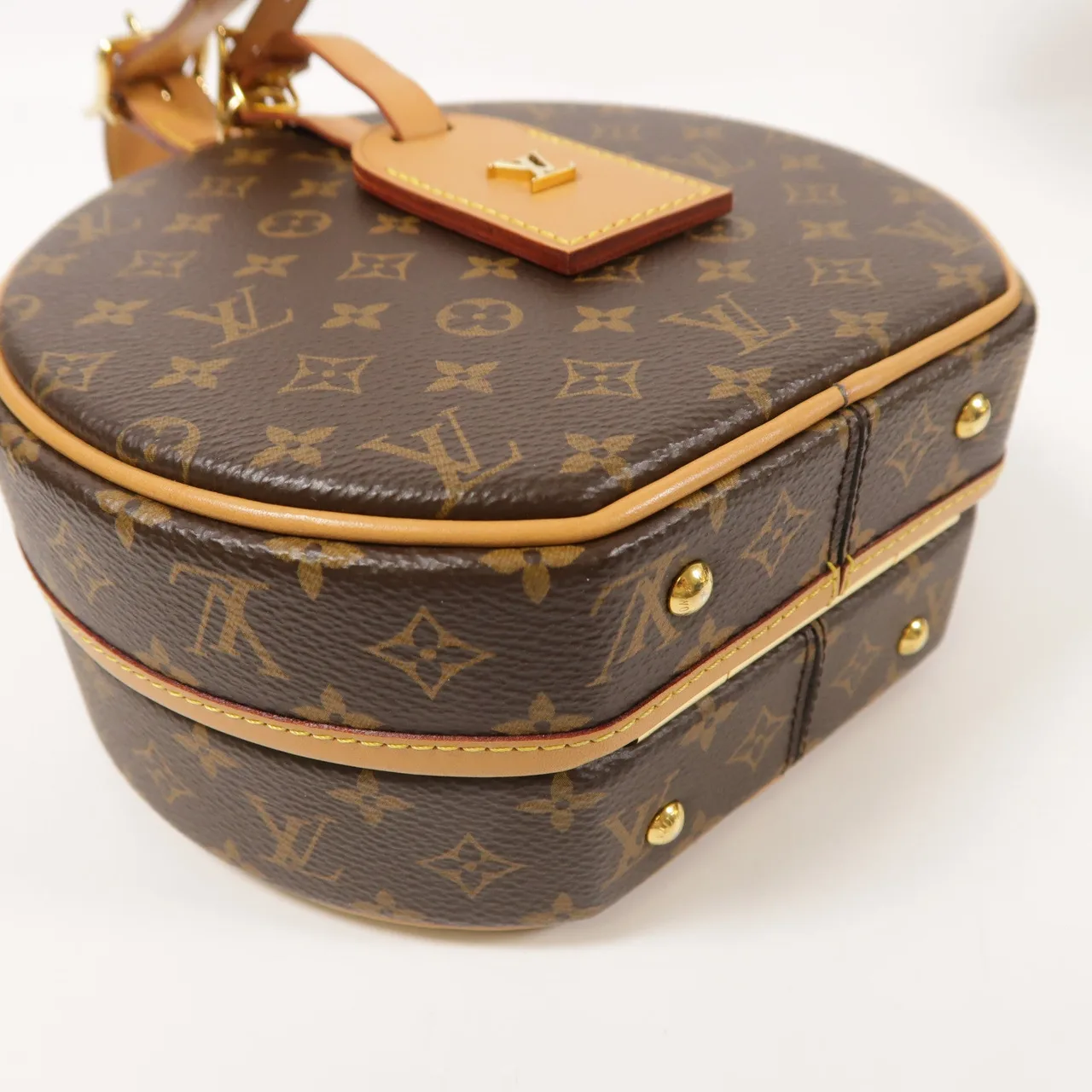 LOUIS VUITTON Petite Boite Chapeau M43514 兩用包 塗層帆布 棕色 / Brown 塗層帆布 中古品B - 縮圖 11