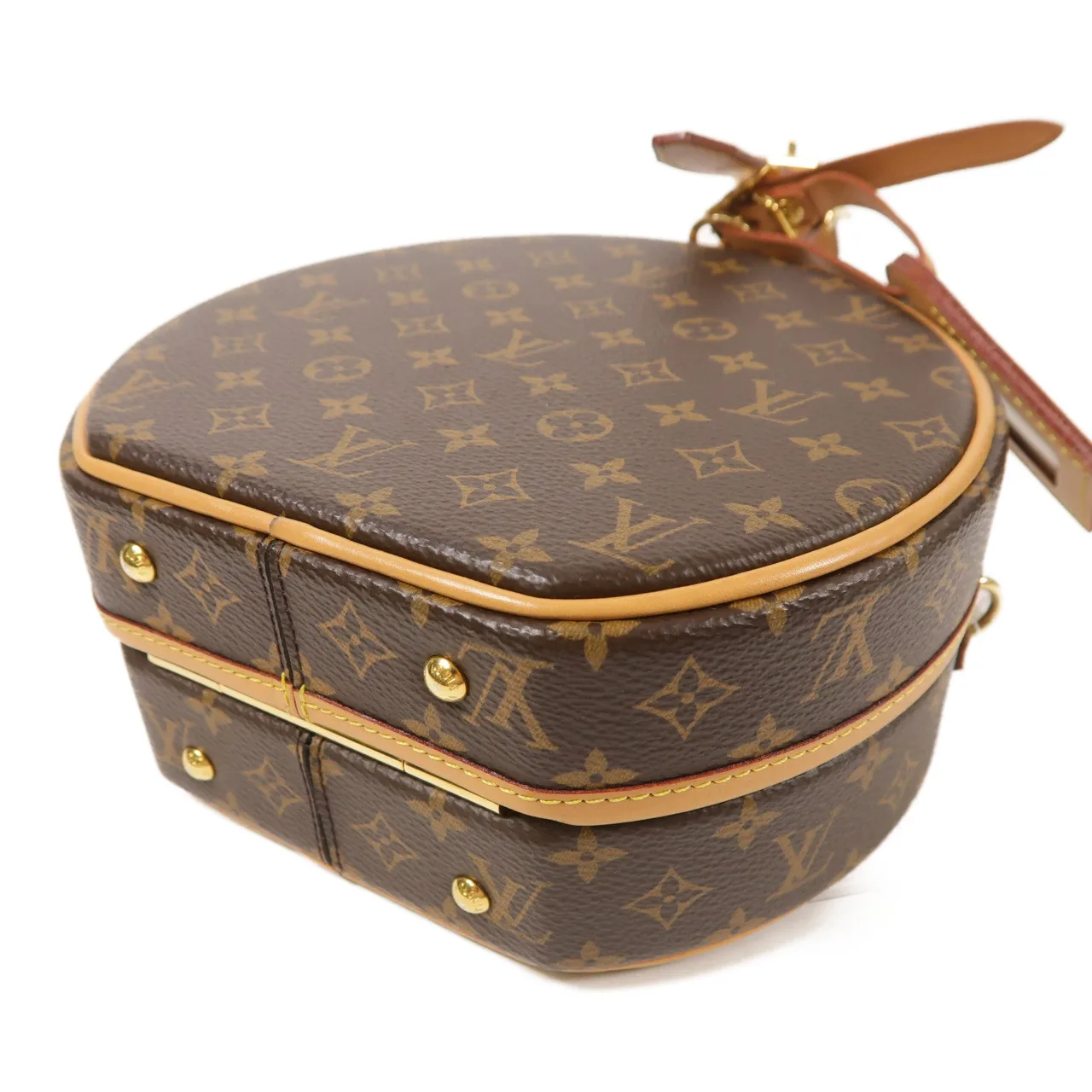 LOUIS VUITTON Petite Boite Chapeau M43514 兩用包 塗層帆布 棕色 / Brown 塗層帆布 中古品B - 縮圖 12