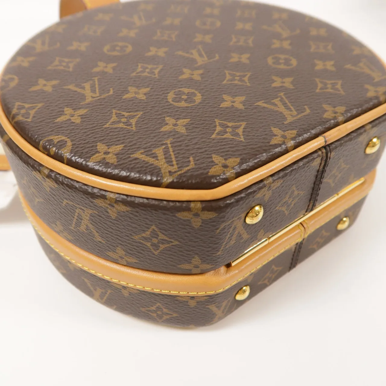 LOUIS VUITTON Petite Boite Chapeau M43514 兩用包 塗層帆布 棕色 / Brown 塗層帆布 中古品B - 縮圖 13