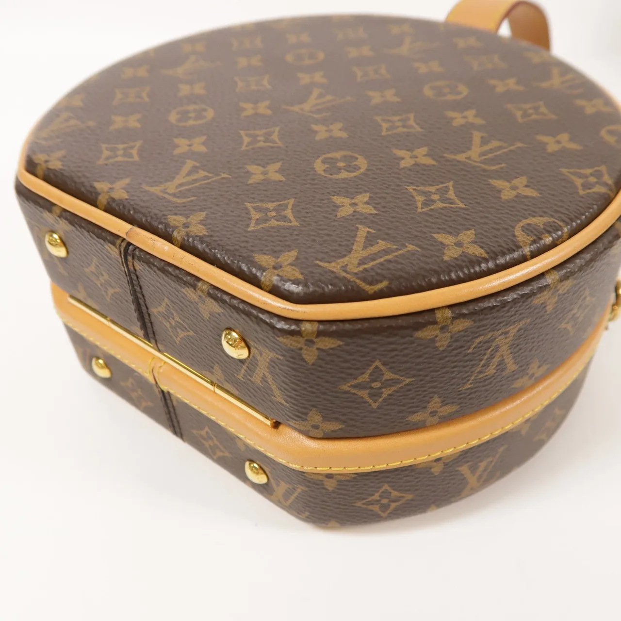 LOUIS VUITTON Petite Boite Chapeau M43514 兩用包 塗層帆布 棕色 / Brown 塗層帆布 中古品B - 縮圖 14