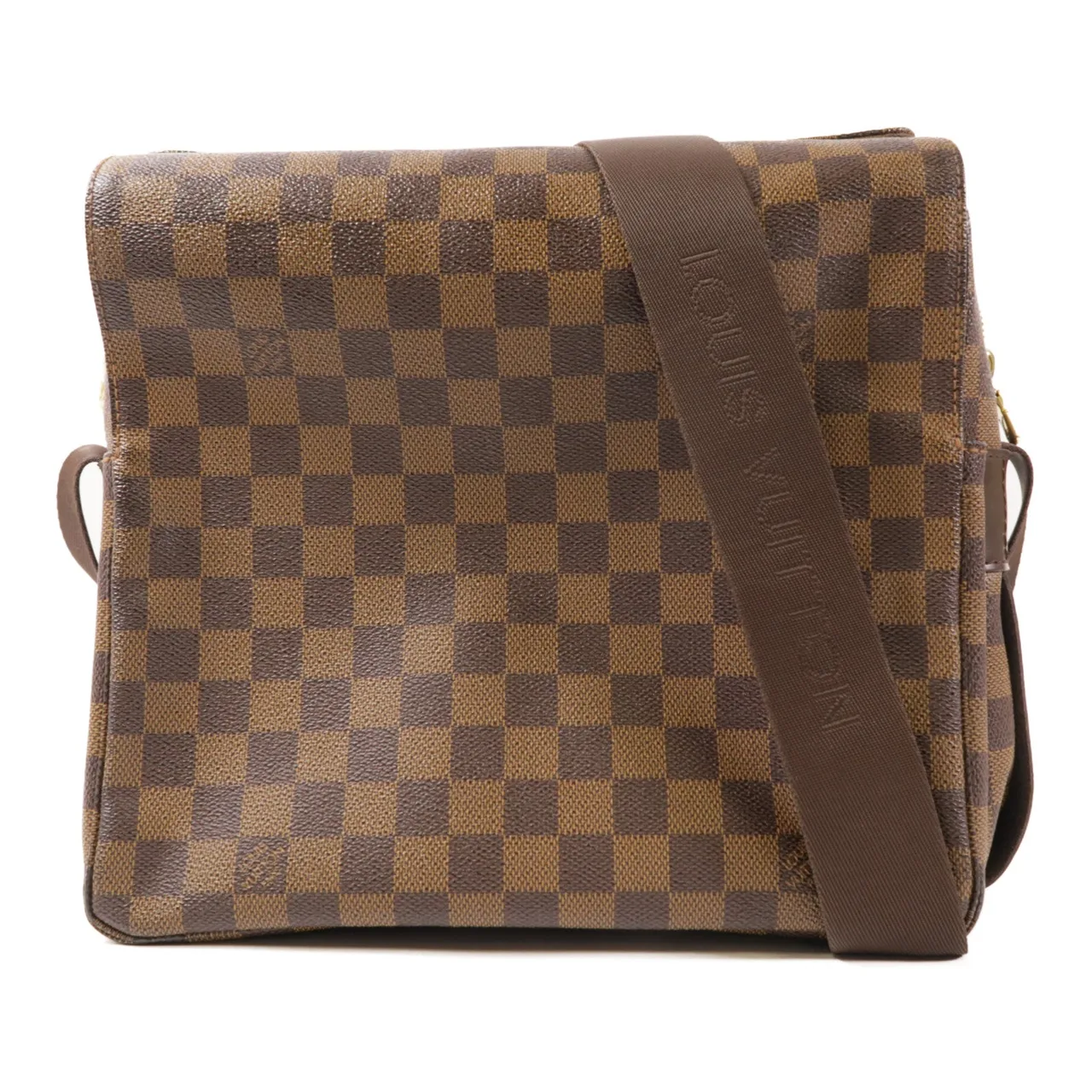 LOUIS VUITTON Naviglio N45255 肩背包 塗層帆布 棕色 / Brown
