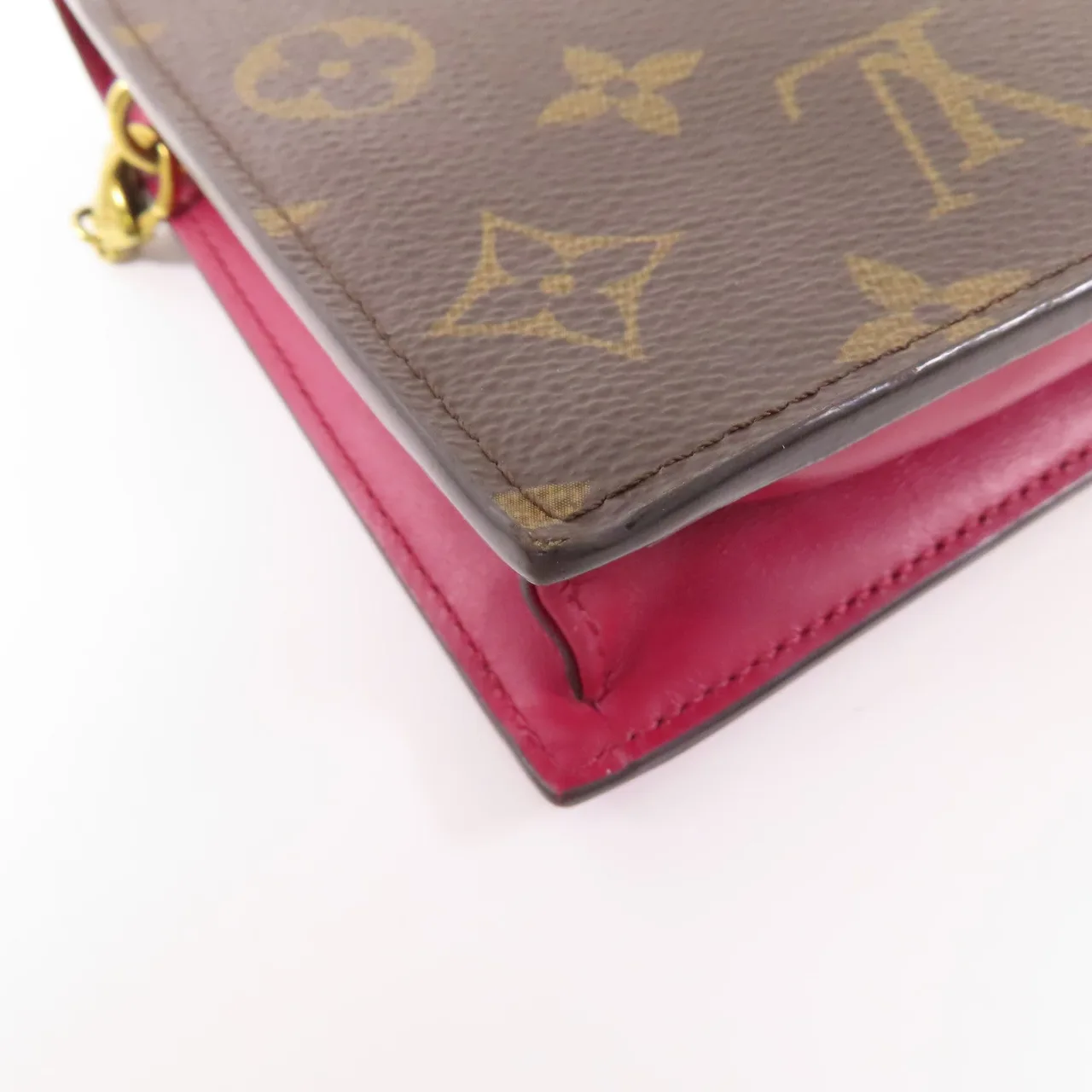 LOUIS VUITTON M69578 肩背包 塗層帆布 棕色 / 紅色 / Brown/Red Rose 塗層帆布 中古品B - 縮圖 13