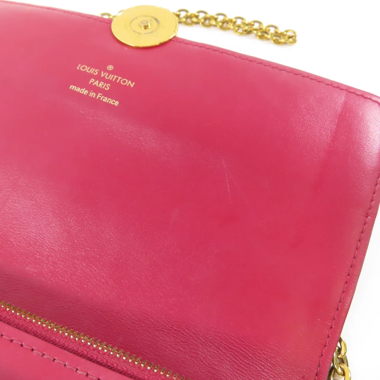 LOUIS VUITTON M69578 肩背包 塗層帆布 棕色 / 紅色 / Brown/Red Rose 塗層帆布 中古品B - 縮圖 17