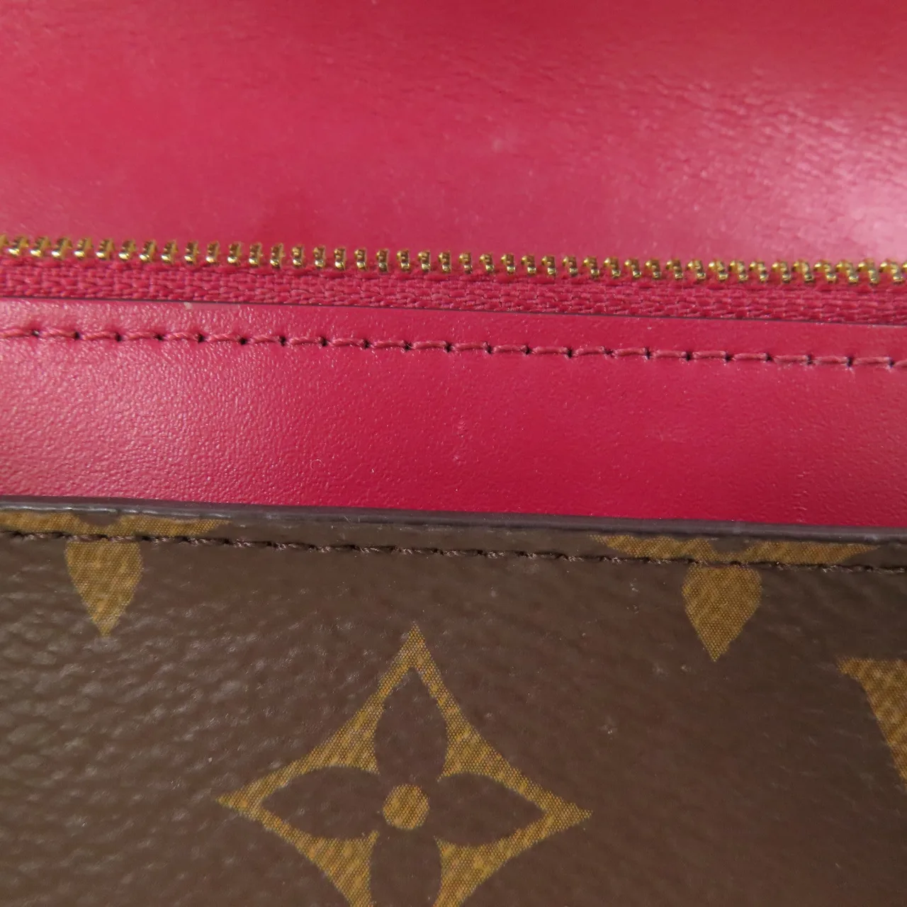 LOUIS VUITTON M69578 肩背包 塗層帆布 棕色 / 紅色 / Brown/Red Rose 塗層帆布 中古品B - 縮圖 20