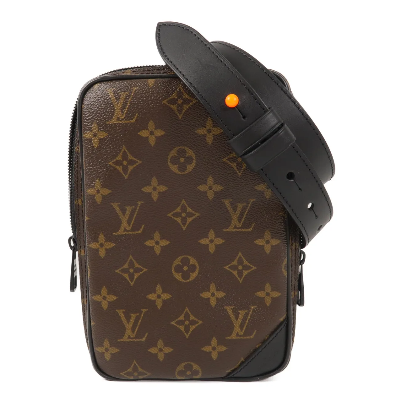 LOUIS VUITTON Utility M44428 肩背包 塗層帆布 棕色 / Brown
