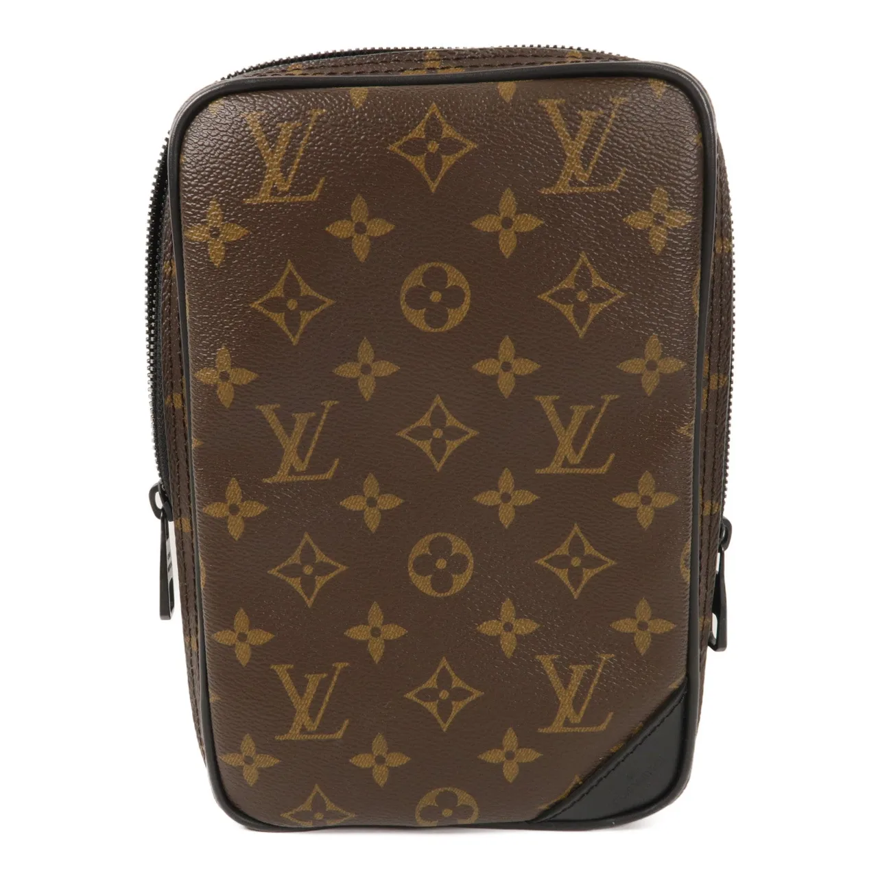 LOUIS VUITTON Utility M44428 肩背包 塗層帆布 棕色 / Brown 塗層帆布 中古品A - 縮圖 2