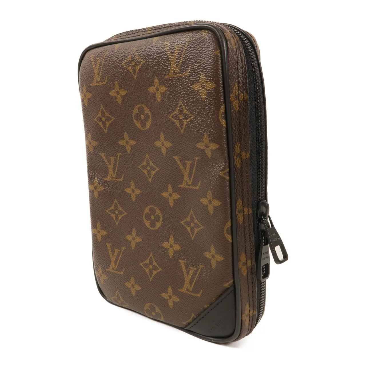 LOUIS VUITTON Utility M44428 肩背包 塗層帆布 棕色 / Brown 塗層帆布 中古品A - 縮圖 4